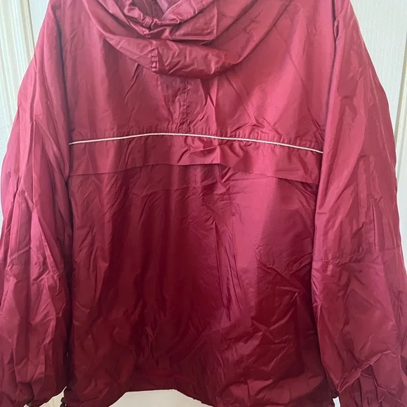 Vintage OU Sooners BT Player Navy Red Windbreaker/ Rain Front Zip Jacket MED - Picture 7 of 7